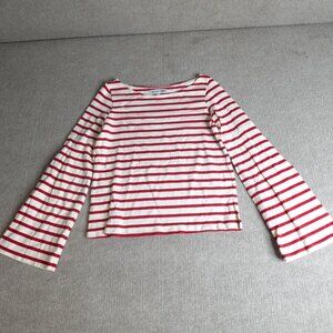 Madewell x Armor Lux Womens Top Medium White Red Striped Breton Made in France